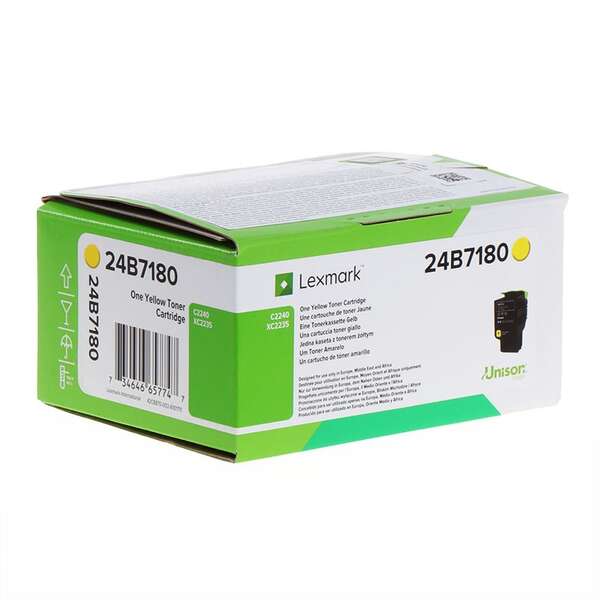 TONER ORIGINAL LEXMARK  24B7180 C2240XC2235 AMARELO