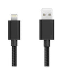 TECH FUZZION CABO USB LIGHTNING PRETO
