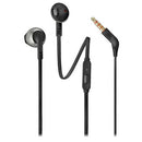 JBL EARPHONES TUNE T205 ECO 3.5" C BOLSA TRANSPORTE BLACK