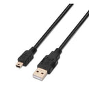 AISENS A101-0024 cabo USB 1 m USB 2.0 USB A Mini-USB B Preto