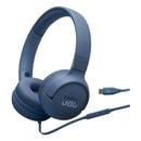JBL HEADPHONES TUNE T520  USB-C BLUE
