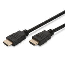 DIGITUS CABO HDMI-A MM HIGH SPEED FULL HD 60P GOLD 1MT- PRETO