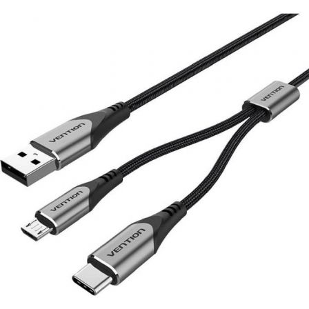 CABLE USB 2.0 VENTION CQGHD USB TIPO-C MACHO MICROUSB MACHO - USB