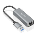ADAPTADOR USB 3.0 AISENS A106-0897 USB MACHO - RJ45 HEMBRA 15CM G