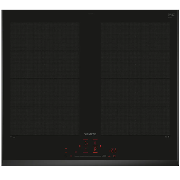 Siemens iQ700 EX651HXC1E placa Preto Embutido 60 cm Placa com zon