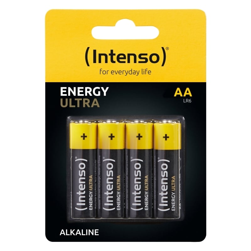 PILHAS INTENSO  ALCALINA ENERGY ULTRA AA LR06 PACK-4 UNIDADES 1.5