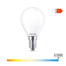 LÂMPADA ESFÉRICA LED E14 4,3 W 470LM 6500K LUZ FRIA Ø4,5X8,2CM PH