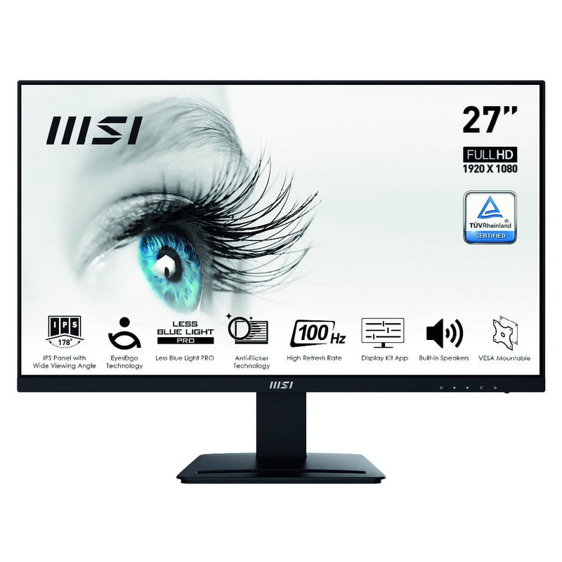 MSI Pro MP273A monitor de ecrã 68,6 cm (27") 1920 x 1080 pixels