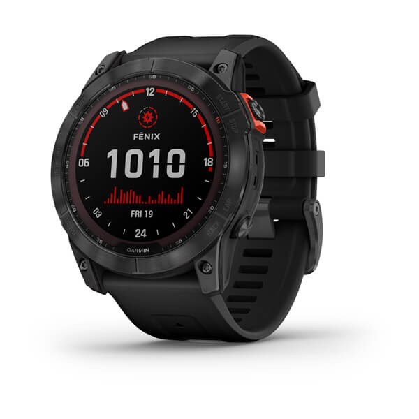 GARMIN FENIX 7X SOLAR PREMIUM MULTISPORT GPS WATCH SLATE GRAY WIT