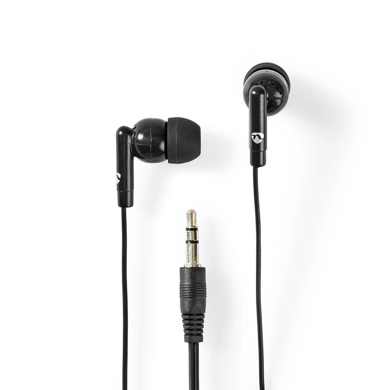 NEDIS AURICULARES 3.5MM PRETOS