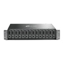 TP-LINK 14-SLOT MEDIA CONVERTER CHASSIS SUPPORTS REDUNDANT POWER