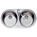 Teka DR 80 2C Lava-louça embutida Retangular Aço inoxidável