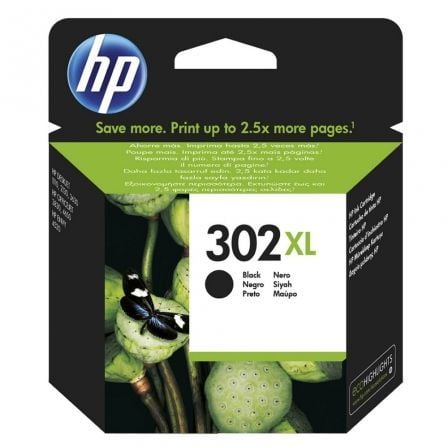 HP Tinteiro original 302XL Preto de elevado rendimento