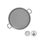 FIGIDEIRA DE AÇO POLIDO PARA INDUÇÃO E VITROCERÂMICA Ø38CM (8 POR