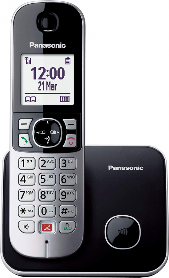 TELÉFONO INALÁMBRICO PANASONIC KX-TG6851 NEGRO