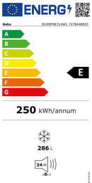 BEKO ARCA VERTICAL NF 1865X597X709MT 286LT BRANCO (E)