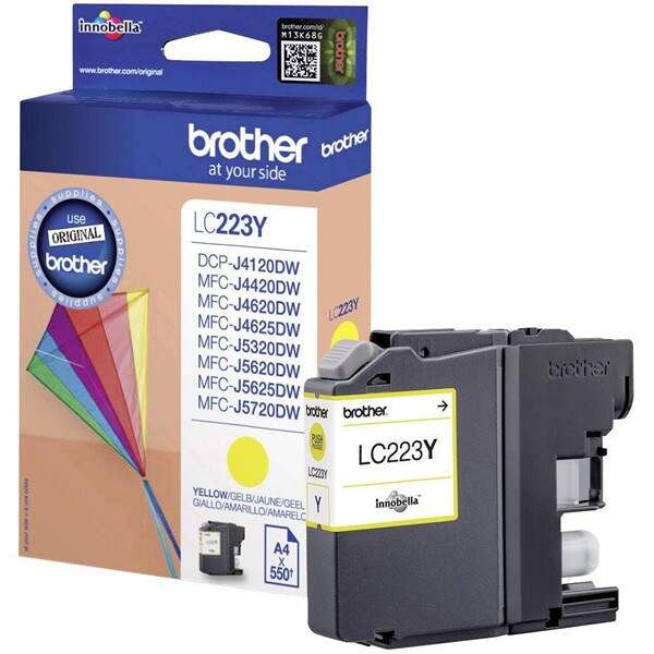 Brother LC-223Y tinteiro 1 unidade(s) Original Amarelo