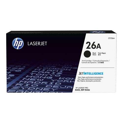 HP Toner LaserJet original 26A preto