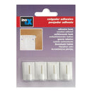 CABIDE ADESIVO BRANCO 2042-2-000 (BLISTER 4 UNID.) INOFIX
