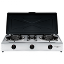 TREMPE VITROKITCHEN 360IB INOX 3 BOCAS GÁS BUTANO