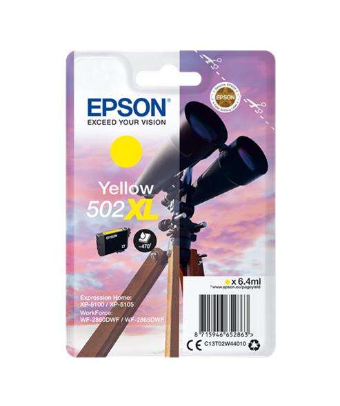 Epson 502XL tinteiro 1 unidade(s) Original Rendimento alto (XL) A