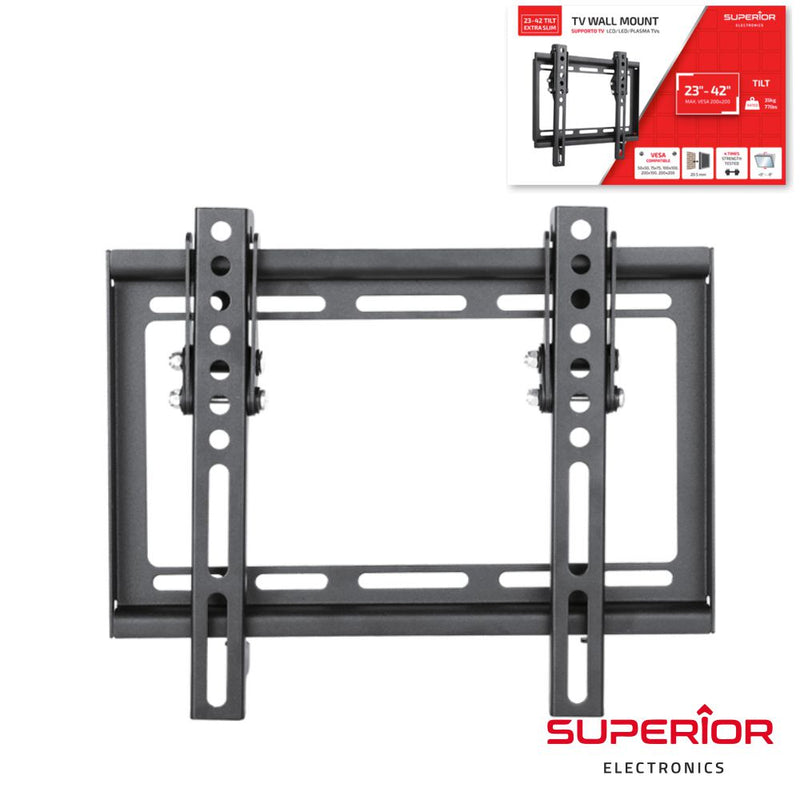 SUPORTE LCDLED 2342" TILT EXTRA SLIM VESA 200200 35KG