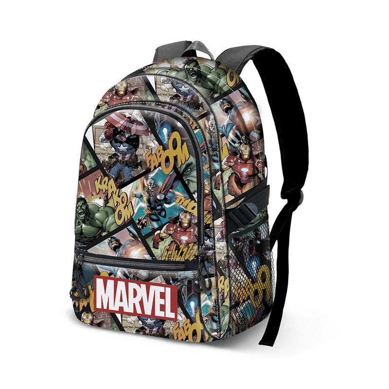 MOCHILA FIGHT FAN 2.2 AVENGERS REACT. 24 L. KARACTERMANIA