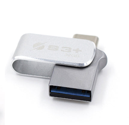 USB MEMORY S3PLUS 3.1 OTG 128GB STEEL SILVER