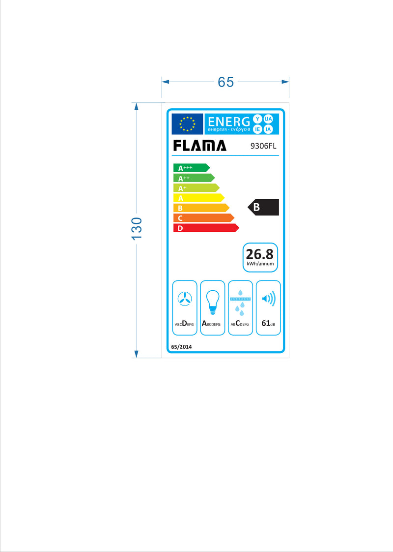 EXAUST FLAMA STAND.60C.3V.SIL-9306FL