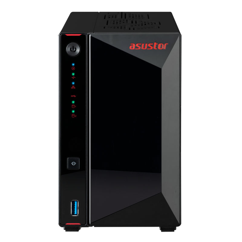 NAS ASUSTOR 2-BAY NIMBUSTOR 2 GEN 2, CELERON N5105 4C 2.0GHZ4GB2.