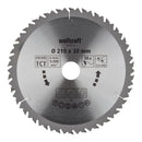 DISCO DE SERRA CIRCULAR MANUAL CT,30 DENTES Ø210MM 6737000 WOLFCR