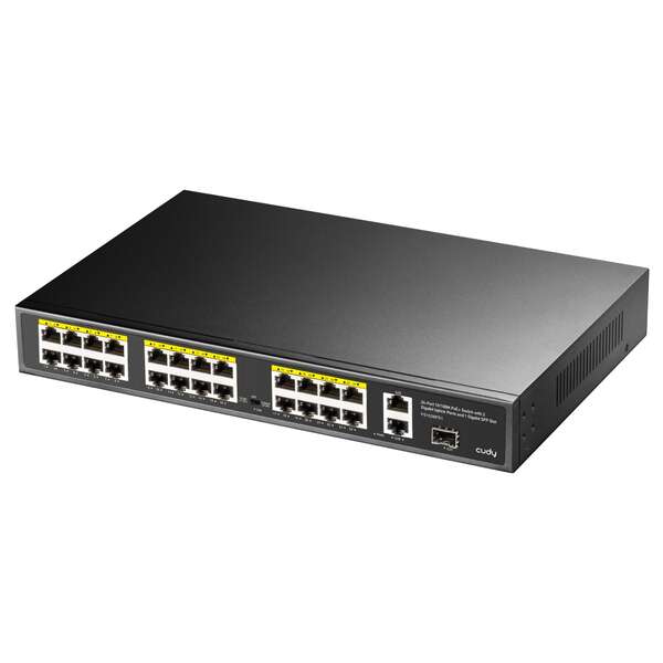 SWITCHES HUB SWITCH CUDY FS1026PS1 UNMANAGED POE 300W