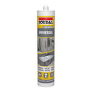 SILICONE UNIVERSAL CINZENTO 280ML 115927 SOUDAL