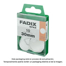 CAIXA M 10 UNID. GANCHO AUTOADESIVO 30MM FADIX