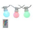 GRINALDA 20 LÂMPADAS LED RGB EXTERIOR 14,5M IP44 LUMINEO