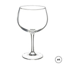 SET 4 UNID. TAÇA DE GINEBRA DE VIDRO 70CL