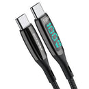CABO USB-C PARA USB-C BLITZWOLF BW-TC23, COM DISPLAY, 100 W, 1,8