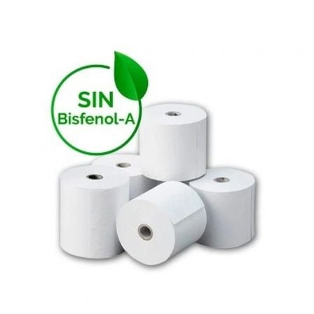 ROLO PAPEL TÉRMICO GENÉRICO 57X50 10U BPA 57 X 50MM 10 UNIDADES