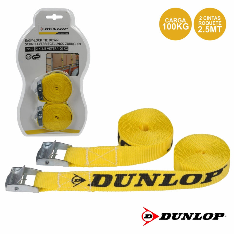 CONJUNTO CINTAS SEGURANÇA 2X2,5M DUNLOP