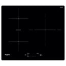 Whirlpool WB Q4860 NE placa Preto Embutido 59 cm Placa com zona d