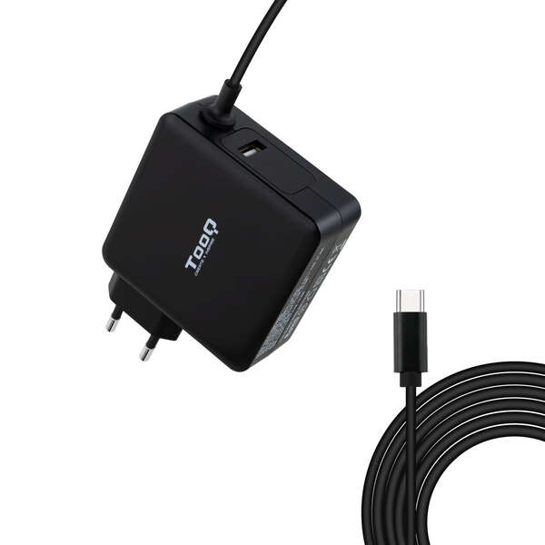 TooQ TQLC-USBC90PD adaptador e transformador Automático 90 W Pret