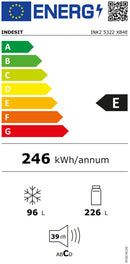 FRIGORÍFICO COMBINADO INDESIT INK25322XB4E SILVER (E)