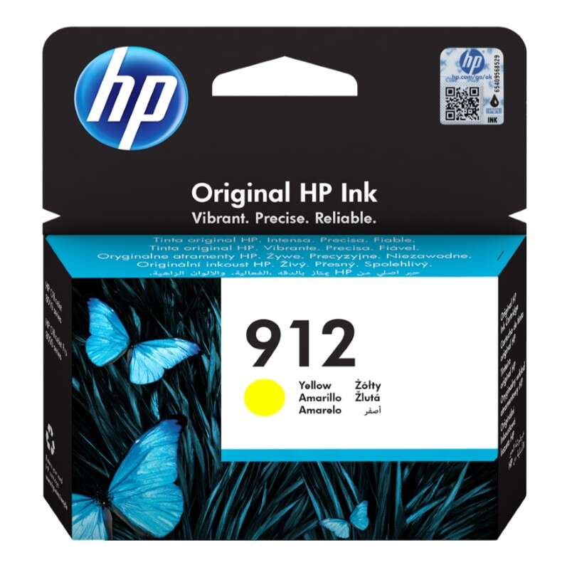 HP Tinteiro Original 912 Amarelo