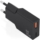 CARGADOR DE PARED GAN AISENS A110-1005 1XUSB TIPO-C 1XUSB 30W NEG