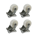 SET 4 RODAS 50MM BRANCAS