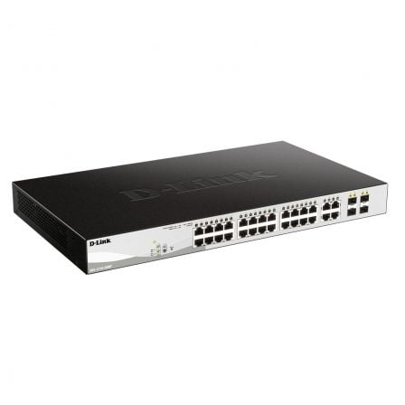 D-LINK 28-PORT GIGABIT POE+ SMART SWITCH INCL 4-PORT SFP COMBO (3