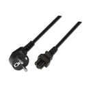 AISENS A132-0172 cabo de energia Preto 1,5 m CEE7/7 Acoplador C5