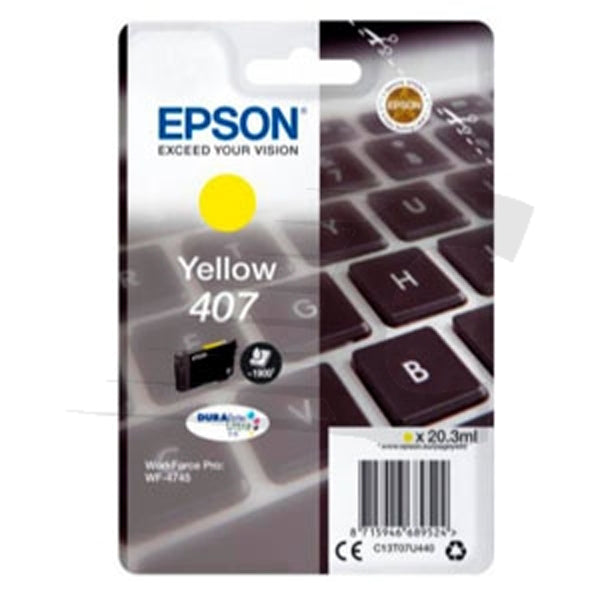 TINTEIRO EPSON T07U AMARELO L