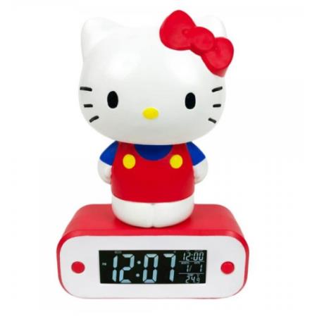 TEKNOFUN - DESPERTADOR ALARME COM LUZ HELLO KITTY 811123