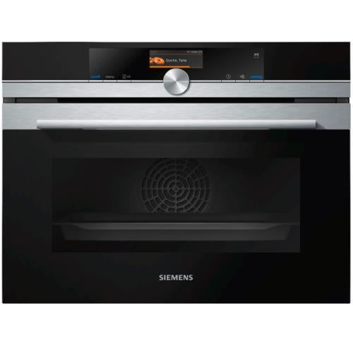 Siemens iQ700 CS636GBS2 forno 47 l A+ Preto, Aço inoxidável